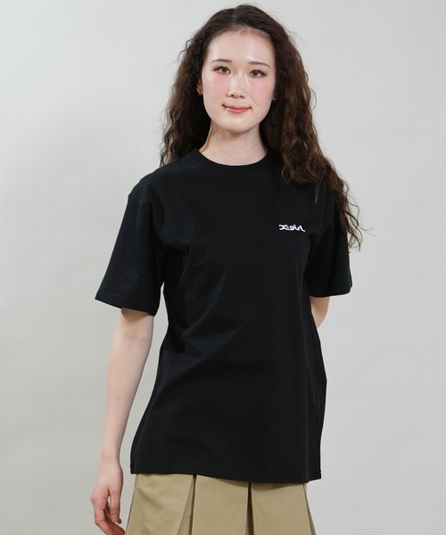X-girl（エックスガール）の「X-GIRL/エックスガール 半袖 Tシャツ バックプリント 105262011040（Tシャツ/カットソー・レディース・ブラック/ベージュ/ホワイト・M/L）」の10枚目の写真