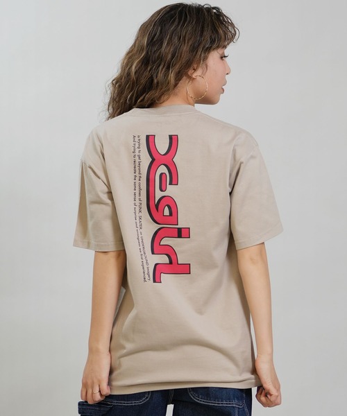 X-girl（エックスガール）の「X-GIRL/エックスガール 半袖 Tシャツ バックプリント 105262011040（Tシャツ/カットソー・レディース・ブラック/ベージュ/ホワイト・M/L）」の17枚目の写真