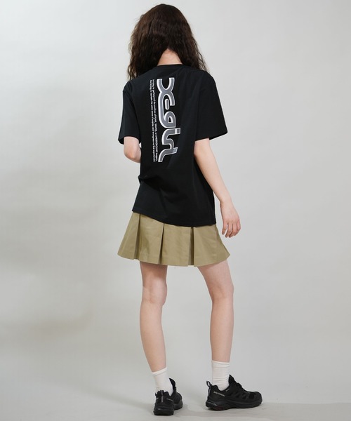 X-girl（エックスガール）の「X-GIRL/エックスガール 半袖 Tシャツ バックプリント 105262011040（Tシャツ/カットソー・レディース・ブラック/ベージュ/ホワイト・M/L）」の13枚目の写真