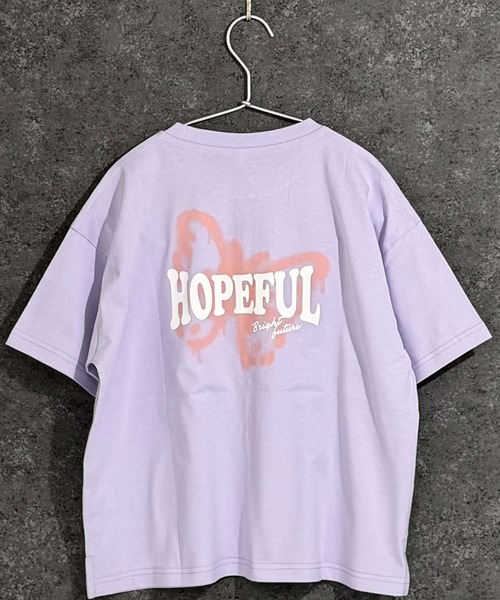 Universal Style Wear（ユニバーサルスタイルウェア）の「ガールズプリントBIGシルエット半袖Tシャツ（Tシャツ/カットソー・キッズ・オフホワイト/ブラック/グリーン/ライトグリーン/ラベンダー/チャコール・140/150/160）」の17枚目の写真