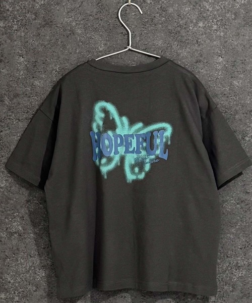 Universal Style Wear（ユニバーサルスタイルウェア）の「ガールズプリントBIGシルエット半袖Tシャツ（Tシャツ/カットソー・キッズ・オフホワイト/ブラック/グリーン/ライトグリーン/ラベンダー/チャコール・140/150/160）」の18枚目の写真
