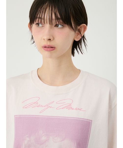 LILY BROWN(リリーブラウン)の「【LILY BROWN×GOOD ROCK SPEED×Marilyn Monroe】ヴィンテージフォトTシャツ(Tシャツ/カットソー・レディース・ピンク・F)」の10枚目の写真