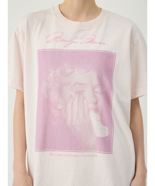 LILY BROWN(リリーブラウン)の「【LILY BROWN×GOOD ROCK SPEED×Marilyn Monroe】ヴィンテージフォトTシャツ(Tシャツ/カットソー・レディース・ピンク・F)」の11枚目の写真