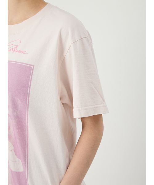 LILY BROWN(リリーブラウン)の「【LILY BROWN×GOOD ROCK SPEED×Marilyn Monroe】ヴィンテージフォトTシャツ(Tシャツ/カットソー・レディース・ピンク・F)」の2枚目の写真