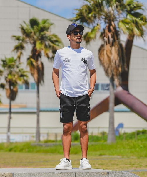adamsJUGGLER（アダムスジャグラー）の「RTEGモノ/ローズティー（Tシャツ/カットソー・メンズ・ホワイト/ブラック・S/M/L/XL/XXL）」の5枚目の写真