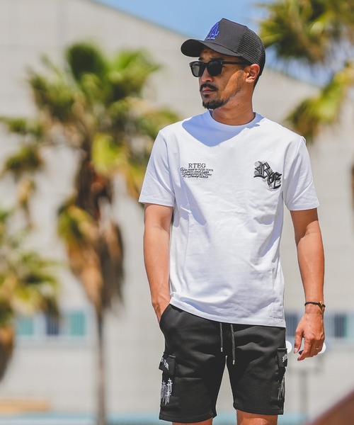 adamsJUGGLER（アダムスジャグラー）の「RTEGモノ/ローズティー（Tシャツ/カットソー・メンズ・ホワイト/ブラック・S/M/L/XL/XXL）」の12枚目の写真