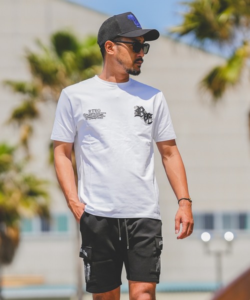 adamsJUGGLER（アダムスジャグラー）の「RTEGモノ/ローズティー（Tシャツ/カットソー・メンズ・ホワイト/ブラック・S/M/L/XL/XXL）」の13枚目の写真