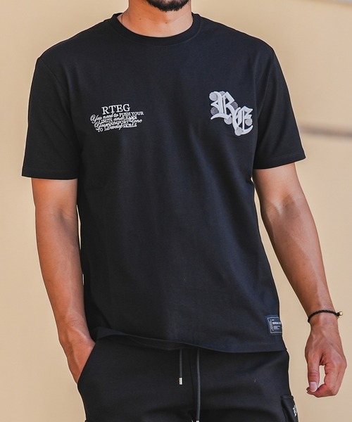 adamsJUGGLER（アダムスジャグラー）の「RTEGモノ/ローズティー（Tシャツ/カットソー・メンズ・ホワイト/ブラック・S/M/L/XL/XXL）」の21枚目の写真