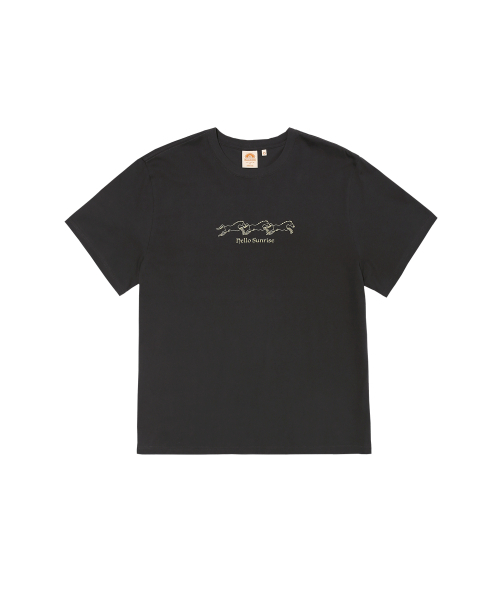 HELLO SUNRISE(ハローサンライズ)の「HS Travelling Horse Tee_Charcoal(Tシャツ/カットソー・レディース・その他・MEDIUM/LARGE)」の1枚目の写真
