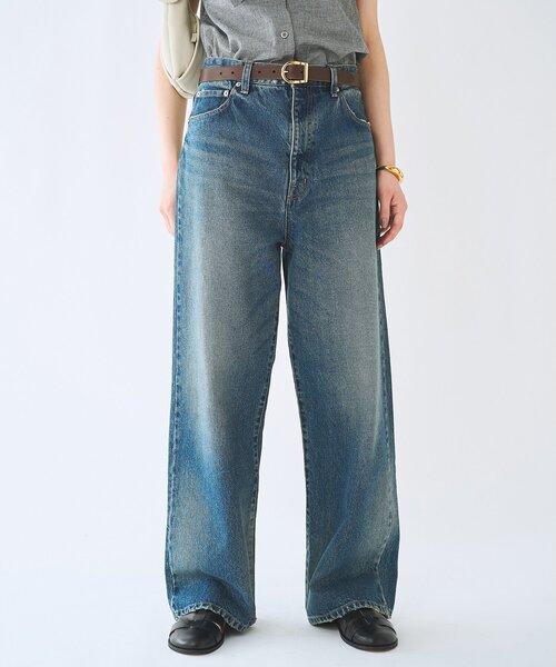 Whim Gazette(ウィムガゼット)の「【GEMINI】ストレートDENIMパンツ(デニムパンツ・レディース・ブルー・FREE)」の10枚目の写真