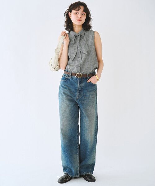 Whim Gazette(ウィムガゼット)の「【GEMINI】ストレートDENIMパンツ(デニムパンツ・レディース・ブルー・FREE)」の15枚目の写真