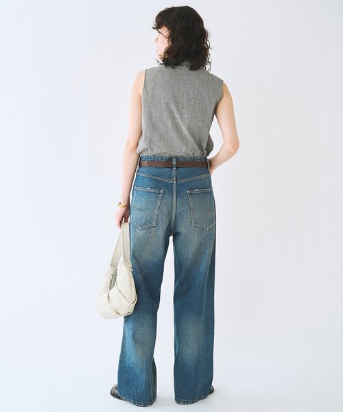 Whim Gazette(ウィムガゼット)の「【GEMINI】ストレートDENIMパンツ(デニムパンツ・レディース・ブルー・FREE)」の13枚目の写真