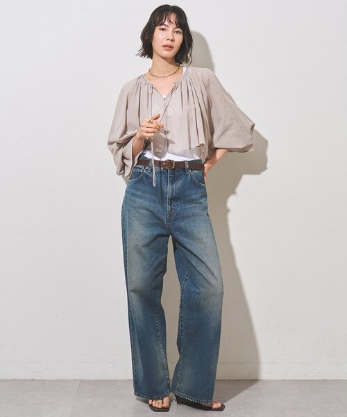 Whim Gazette(ウィムガゼット)の「【GEMINI】ストレートDENIMパンツ(デニムパンツ・レディース・ブルー・FREE)」の20枚目の写真