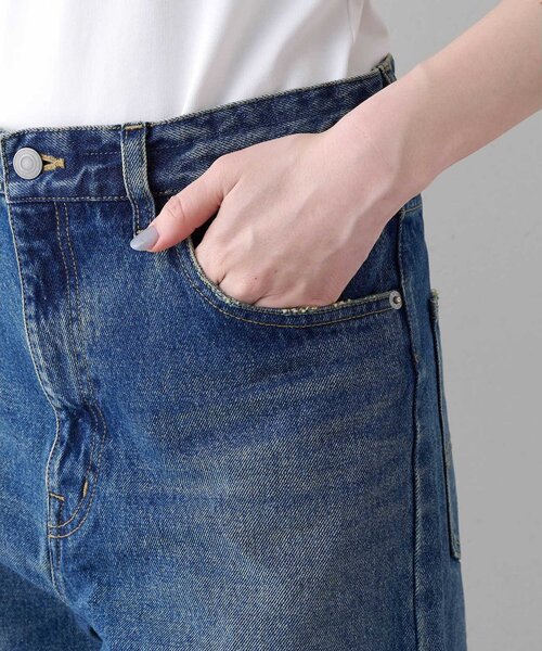 Whim Gazette(ウィムガゼット)の「【GEMINI】ストレートDENIMパンツ(デニムパンツ・レディース・ブルー・FREE)」の7枚目の写真