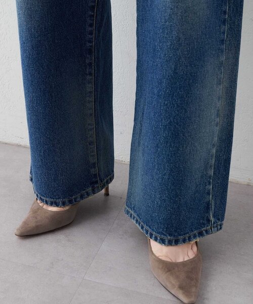 Whim Gazette(ウィムガゼット)の「【GEMINI】ストレートDENIMパンツ(デニムパンツ・レディース・ブルー・FREE)」の8枚目の写真