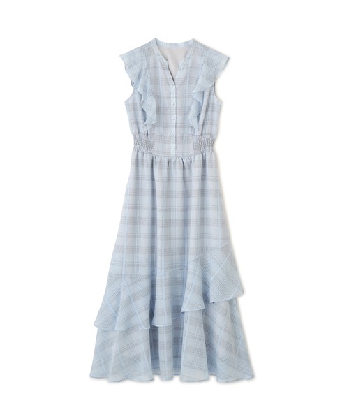 JILL by JILL STUART（ジルバイジルスチュアート）の「ランダムティアードシャツワンピース（ワンピース・レディース・ホワイト系その他/ブルー/ブラック系その他・FREE）」の17枚目の写真