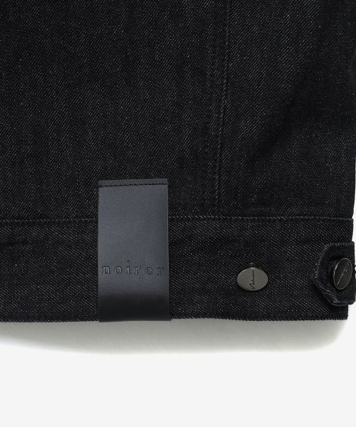 NOIRER(ノイア)の「オーバーサイズクロップデニムジャケット(ブラック)(デニムジャケット・メンズ・その他・48/50/52)」の8枚目の写真