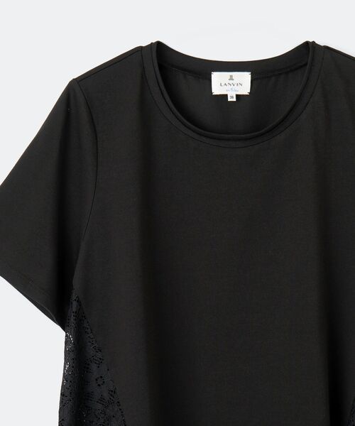 LANVIN en Bleu（ランバンオンブルー）の「レースコンビカットソー（Tシャツ/カットソー・レディース・オフホワイト/ブラック・38）」の13枚目の写真