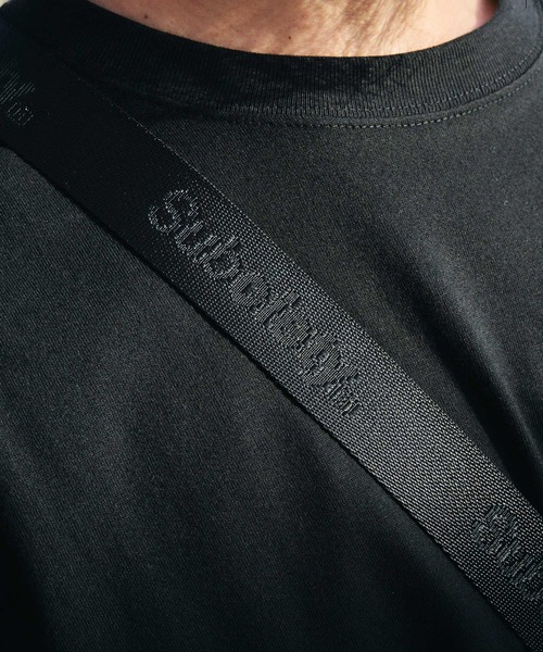 Subciety（サブサエティ）の「Kinchaku 2way shoulder bag（ショルダーバッグ・メンズ・ブラック/チャコール/レッド・FREE）」の20枚目の写真