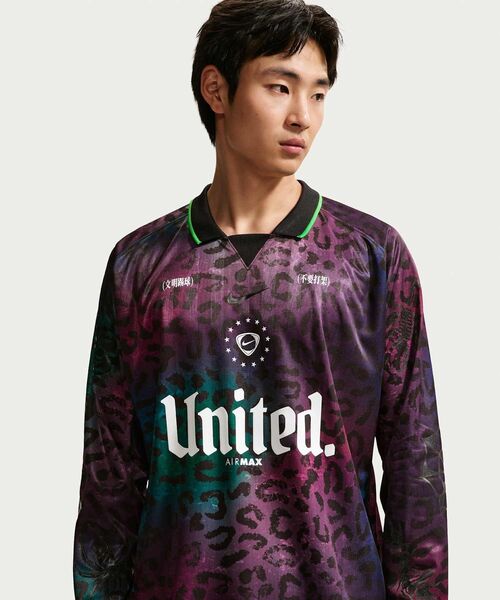 NIKE(ナイキ)の「ナイキ マッド 90 コレクション “Tiempo” メンズ ロングスリーブ ジャージー / Nike Mad 90 Pack "Tiempo" Men's Long-Sleeve Jersey IR7587-010 Black(ジャージ・メンズ・ブラック・XL/L/M/2XL/S)」の1枚目の写真