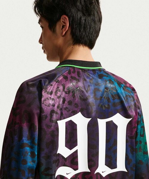 NIKE(ナイキ)の「ナイキ マッド 90 コレクション “Tiempo” メンズ ロングスリーブ ジャージー / Nike Mad 90 Pack "Tiempo" Men's Long-Sleeve Jersey IR7587-010 Black(ジャージ・メンズ・ブラック・XL/L/M/2XL/S)」の2枚目の写真