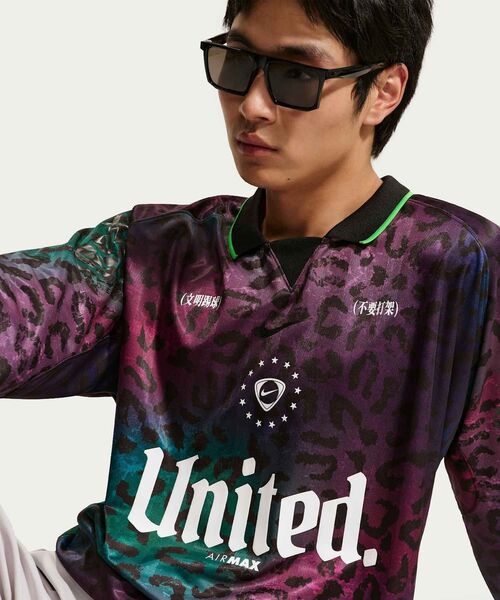 NIKE(ナイキ)の「ナイキ マッド 90 コレクション “Tiempo” メンズ ロングスリーブ ジャージー / Nike Mad 90 Pack "Tiempo" Men's Long-Sleeve Jersey IR7587-010 Black(ジャージ・メンズ・ブラック・XL/L/M/2XL/S)」の3枚目の写真