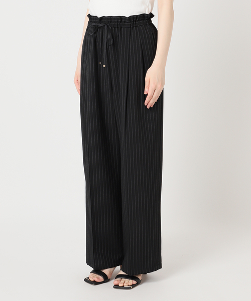 Spick & Span(スピックアンドスパン)の「ドライタッチドロストイージータックパンツ(スラックス・レディース・ブラック/ブラウン・38/36)」の7枚目の写真