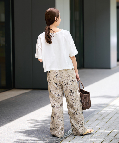 FRAMeWORK（フレームワーク）の「≪汗染み防止≫NANO-SHEER ZERO 2WAYTee（Tシャツ/カットソー・レディース・グレー/ブラック/ブラウン/ホワイト・FREE）」の22枚目の写真