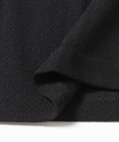 BEAMS GOLF(ビームスゴルフ)の「〈WOMEN〉PURPLE LABEL / ジャカード ストライプ シャツ(ポロシャツ・レディース・ブラック/ネイビー・SMALL/LARGE/MEDIUM)」の9枚目の写真