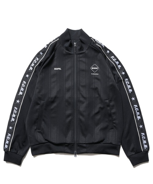 F.C.Real Bristol(エフシーレアルブリストル)の「SHADOW WEAVE STRIPE JACKET(ブルゾン・メンズ・オレンジ/ブラック/チャコールグレー・MEDIUM/LARGE/X-LARGE/SMALL)」の2枚目の写真