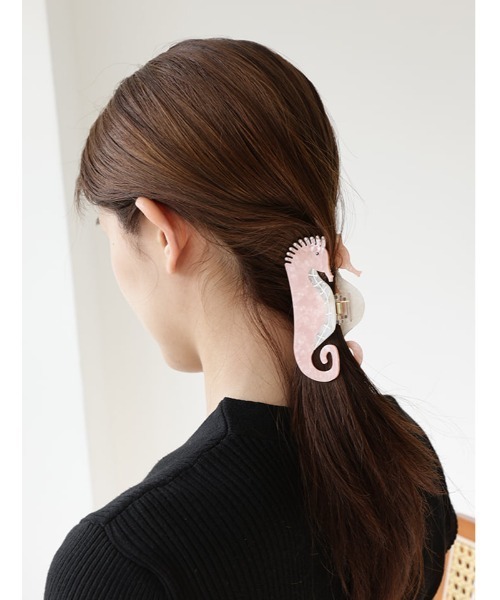 Edit Sheen(エディットシーン)の「海モチーフヘアクリップ(ヘアゴム・レディース・ブルー/パープル/サックスブルー/ライトピンク・FREE)」の5枚目の写真