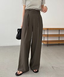 CAPRICIEUX LE'MAGE | ウエストギャザーリボンパンツ(その他パンツ)