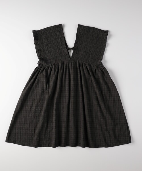 HONEYSUCKLE ROSE(ハニーサックルローズ)の「シャーリングブラウス(シャツ/ブラウス・レディース・ダークブラウン系1/チャコールグレー・04/05)」の20枚目の写真
