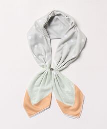 macocca（マコッカ）の「UVカット94％以上 キシリトール加工 接触冷感 剣先リバーシブルスカーフ 磁石付（バンダナ/スカーフ）」