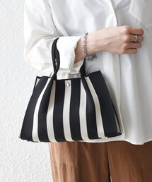 ジャカード パターン 2WAY ショルダー トートバッグ