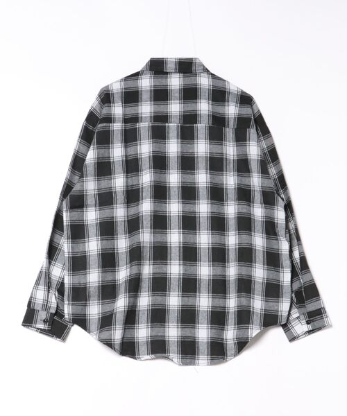 WARAIJOGO(ワライジョウゴ)の「【WARAIJOGO】ルーズシルエットネルチェック長袖シャツ/ネルシャツ(NEZ)(シャツ/ブラウス・メンズ・イエロー/ブラック・FREE)」の15枚目の写真