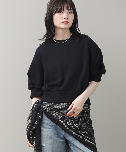 The rejoice(ザ リジョイス)の「パフスリーブシアーカットソー(Tシャツ/カットソー・レディース・ラベンダー/ブラック・FREE)」の22枚目の写真