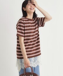 レース付きセットTシャツ