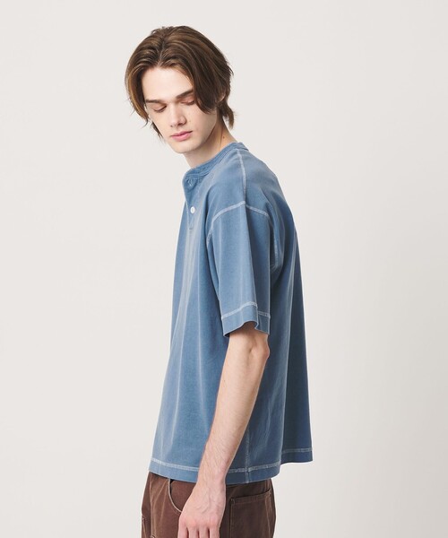 Healthknit(ヘルスニット)の「<Healthknit × CGS.>2ボタン ヘンリーネック Tシャツ(Tシャツ/カットソー・メンズ・ホワイト/ライトブルー/ダークグレー・L/M/S)」の3枚目の写真