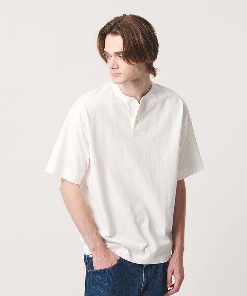 Healthknit(ヘルスニット)の「<Healthknit × CGS.>2ボタン ヘンリーネック Tシャツ(Tシャツ/カットソー・メンズ・ホワイト/ライトブルー/ダークグレー・L/M/S)」の17枚目の写真