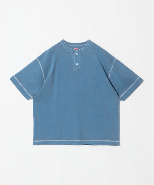 Healthknit(ヘルスニット)の「<Healthknit × CGS.>2ボタン ヘンリーネック Tシャツ(Tシャツ/カットソー・メンズ・ホワイト/ライトブルー/ダークグレー・L/M/S)」の6枚目の写真