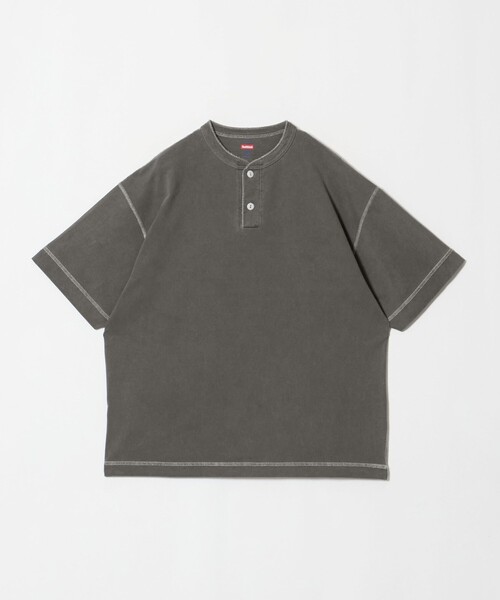 Healthknit(ヘルスニット)の「<Healthknit × CGS.>2ボタン ヘンリーネック Tシャツ(Tシャツ/カットソー・メンズ・ホワイト/ライトブルー/ダークグレー・L/M/S)」の9枚目の写真