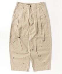 my beautiful landlet | 【my beautiful landlet】FLOWER PAINT CHINO TUCK WIDE PANTS(チノパンツ)