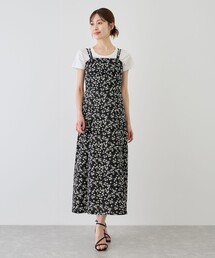 花柄キャミソールワンピース