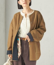 リバーシブル」に該当するノーカラーコートファッション通販 - ZOZOTOWN