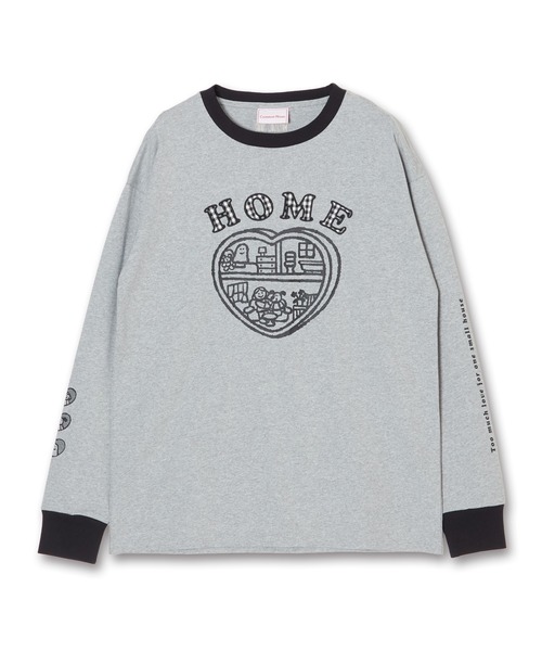 Common Noun(コモン ナウン)の「"HEART" Midori Nakajima 天竺ロンT(Tシャツ/カットソー・レディース・杢グレー・L)」の1枚目の写真