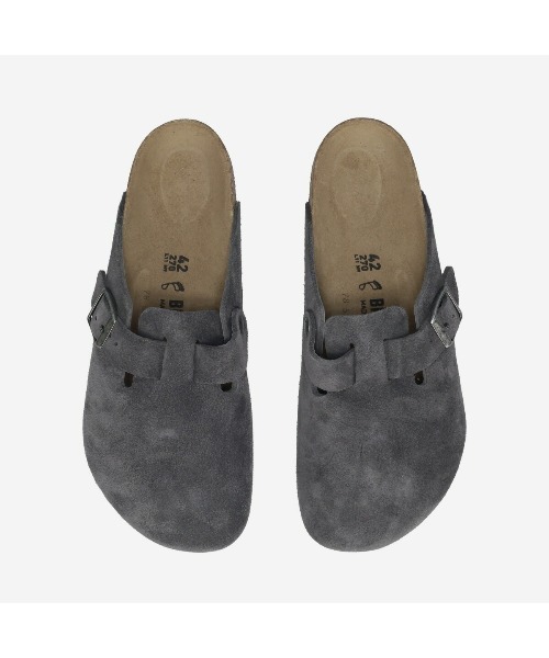 BIRKENSTOCK（ビルケンシュトック）の「BIRKENSTOCK BOSTON SUEDE LEATHER -REGULAR- / ビルケンシュトック ボストン スエードレザー レギュラーフィット / BKS-1031676（サンダル・メンズ・グレー・39/44/43/42/41/40）」の2枚目の写真