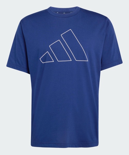 adidas(アディダス)の「ワークアウト エッセンシャルズ フィールレディ ロゴ Tシャツ / アディダス adidas(Tシャツ/カットソー・メンズ・ブルー・XX-LARGE/3XL/LARGE/MEDIUM/SMALL/X-LARGE/X-SMALL)」の5枚目の写真