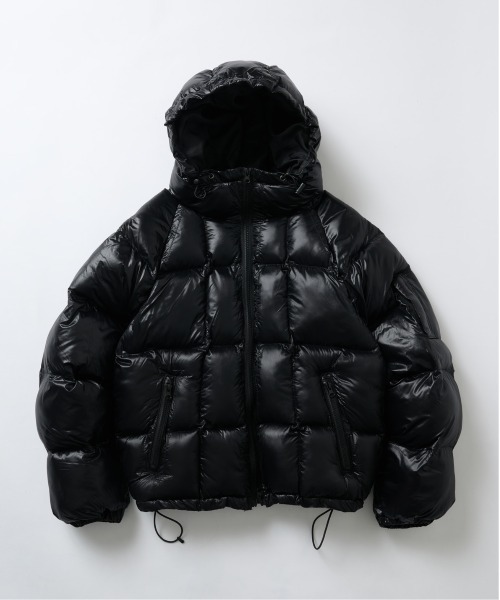 kutir(クティール)の「VOLUME HOOD PUFFER JACKET/ボリュームフードパフジャケット(ブルゾン・メンズ・ブラック/グレイッシュベージュ/カーキ/ネイビー/ライトブルー・MEDIUM/LARGE/X-LARGE/SMALL)」の1枚目の写真