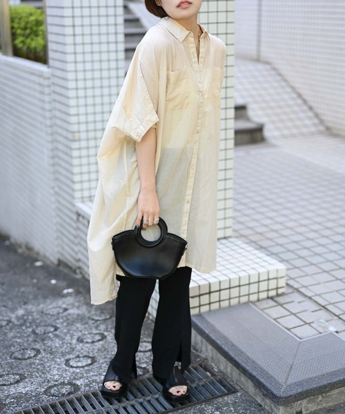 オーバーシルエットシャツ